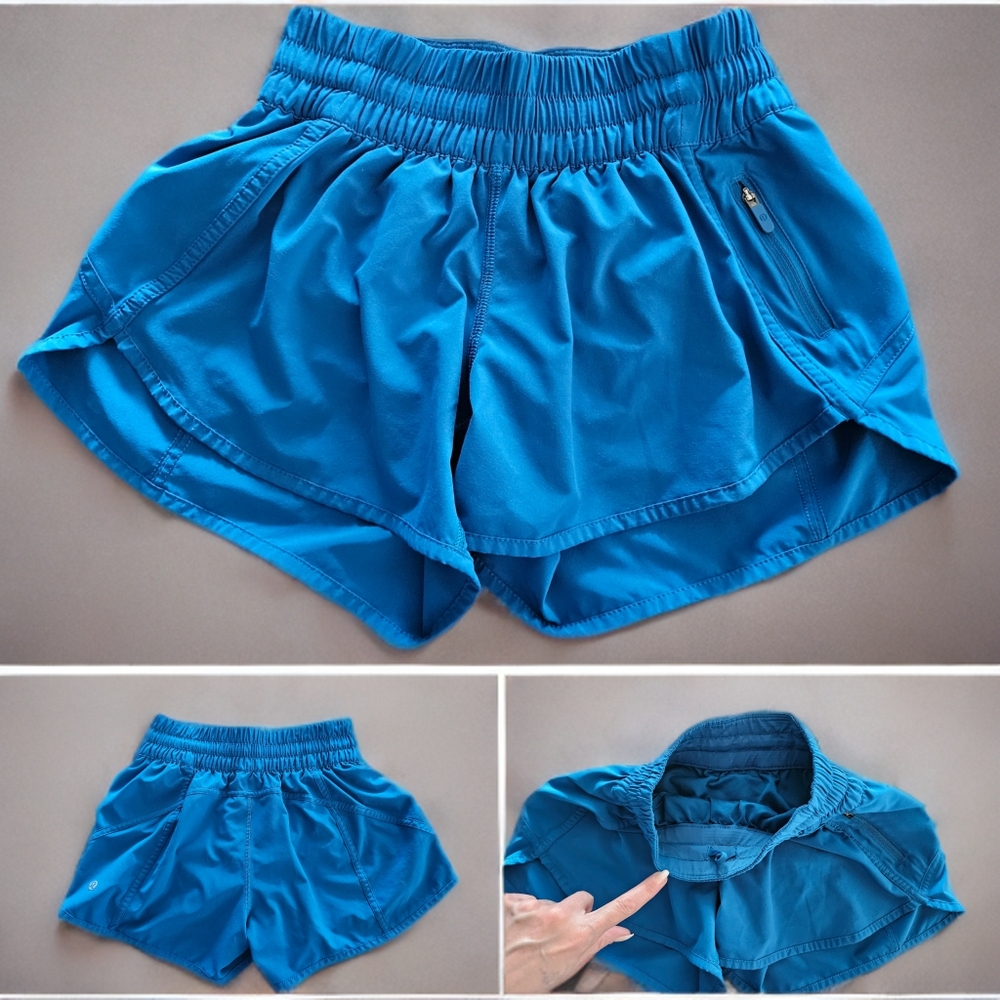 Lululemon Athletica Blue Athletic Shorts Lightweight Performance